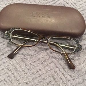 Lafont Parisian Tigresses brown eyeglasses